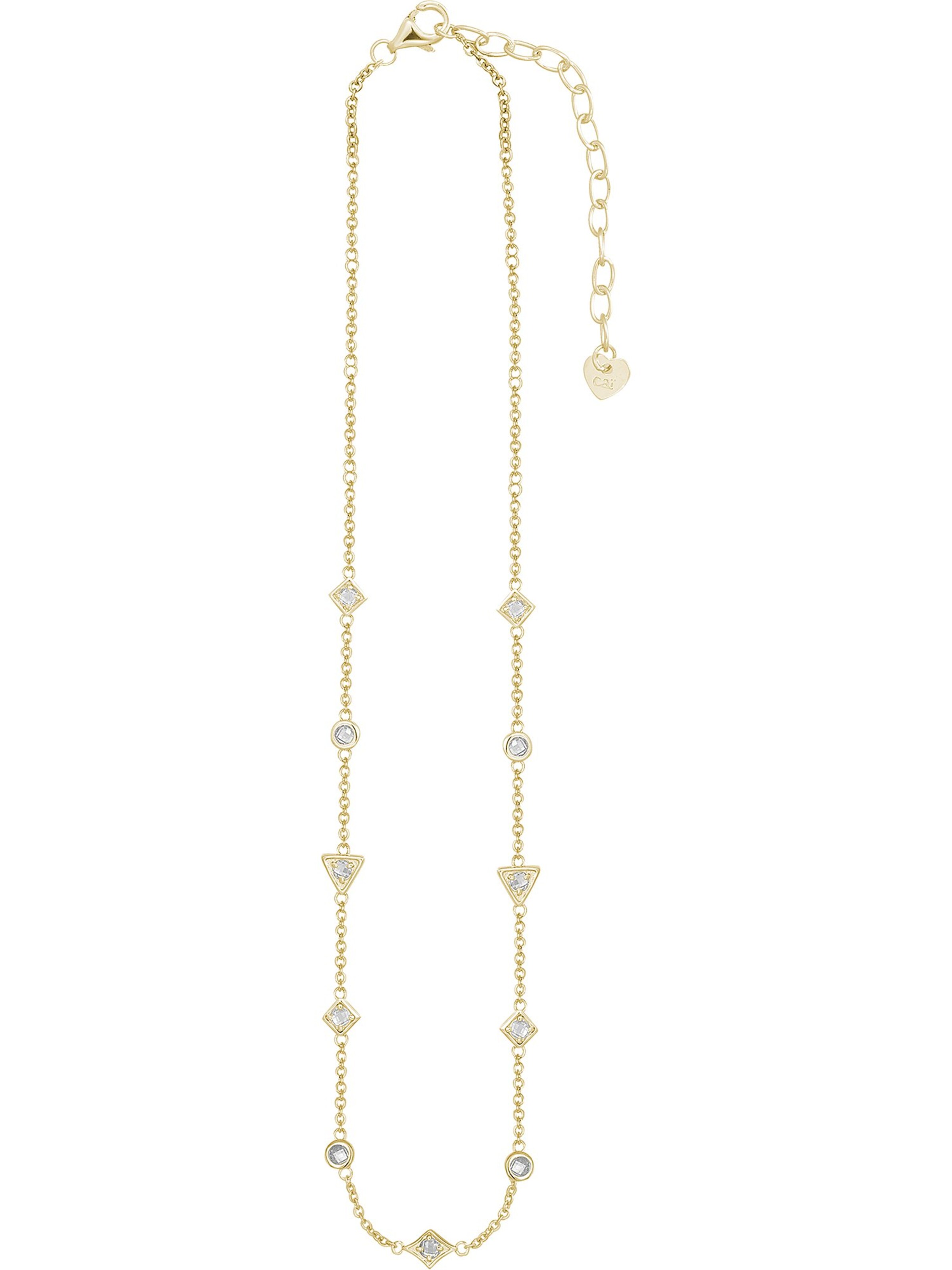 Chaîne caï en or : devant