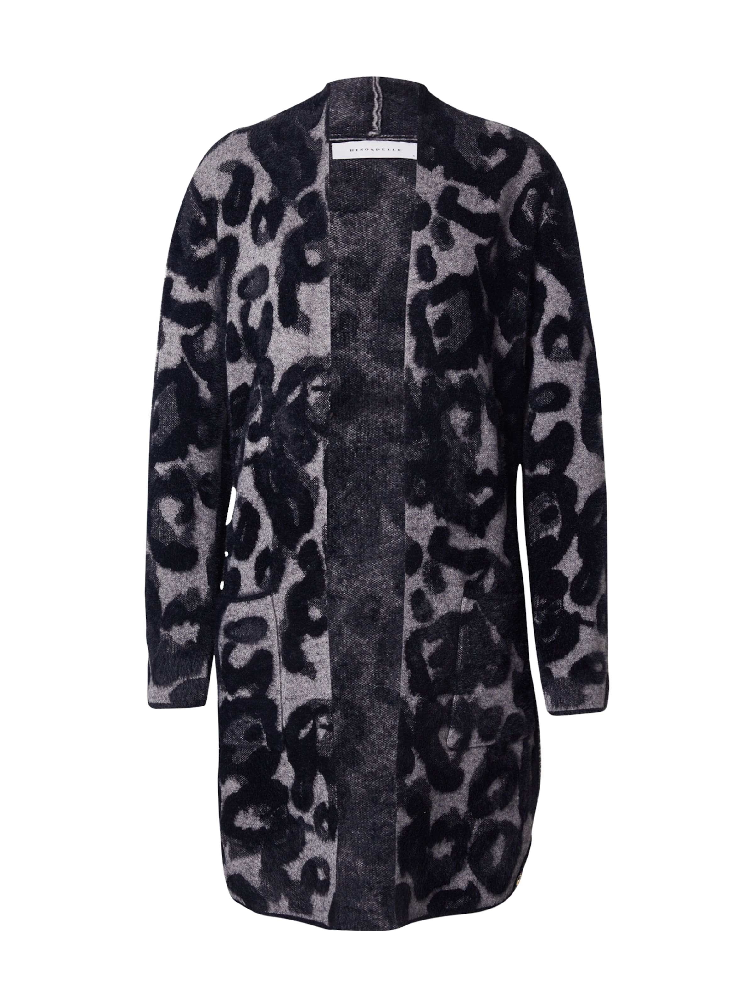 RINO & PELLE Kardigán 'Negien' - Sivá: predná strana