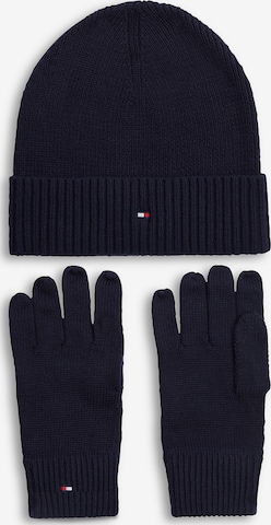 mėlyna TOMMY HILFIGER Megzta kepurė: priekis
