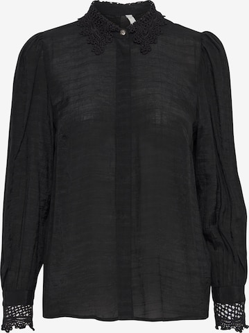 PULZ Jeans Blouse 'CANNY' in Black: front