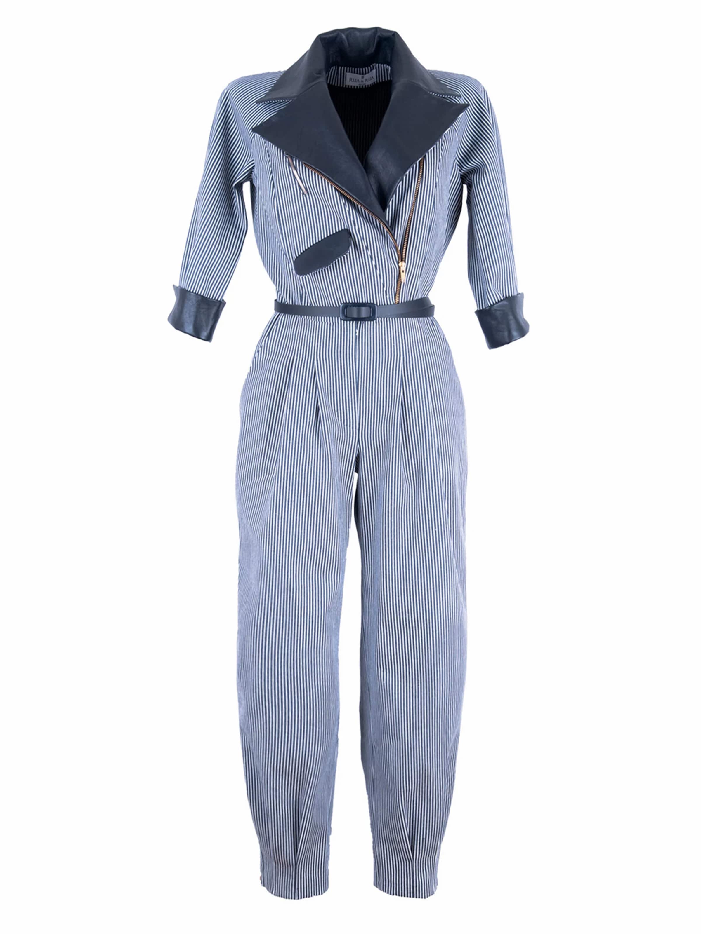 Rua & Rua Jumpsuit in Blau: Vorderseite