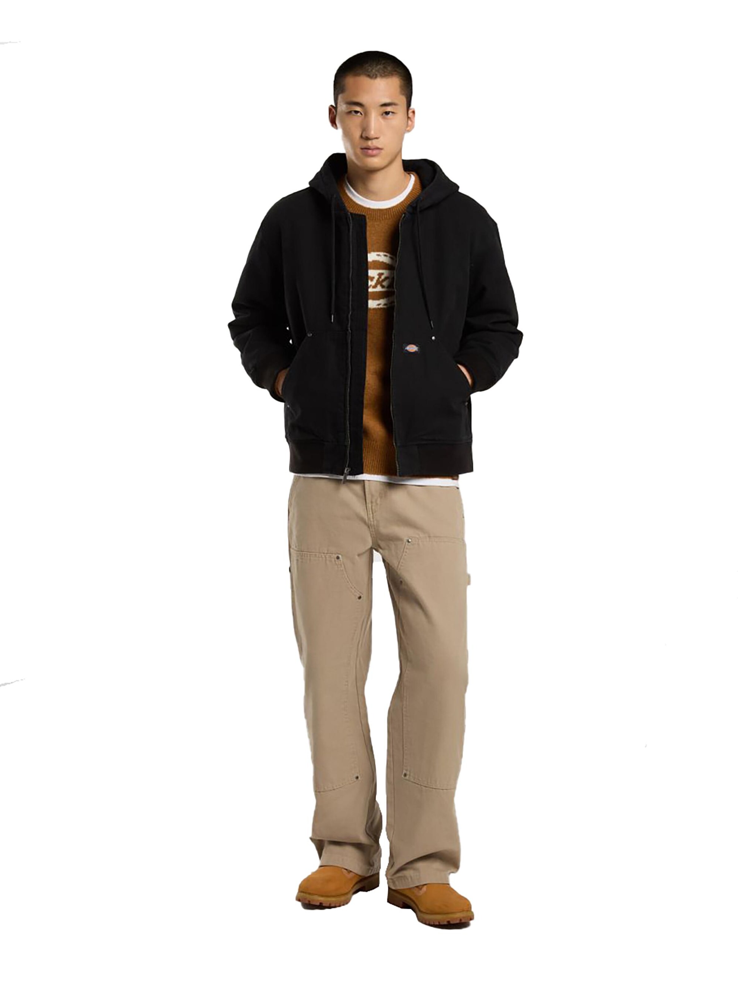 DICKIES Zip-Up Hoodie 'Hilham' in Black