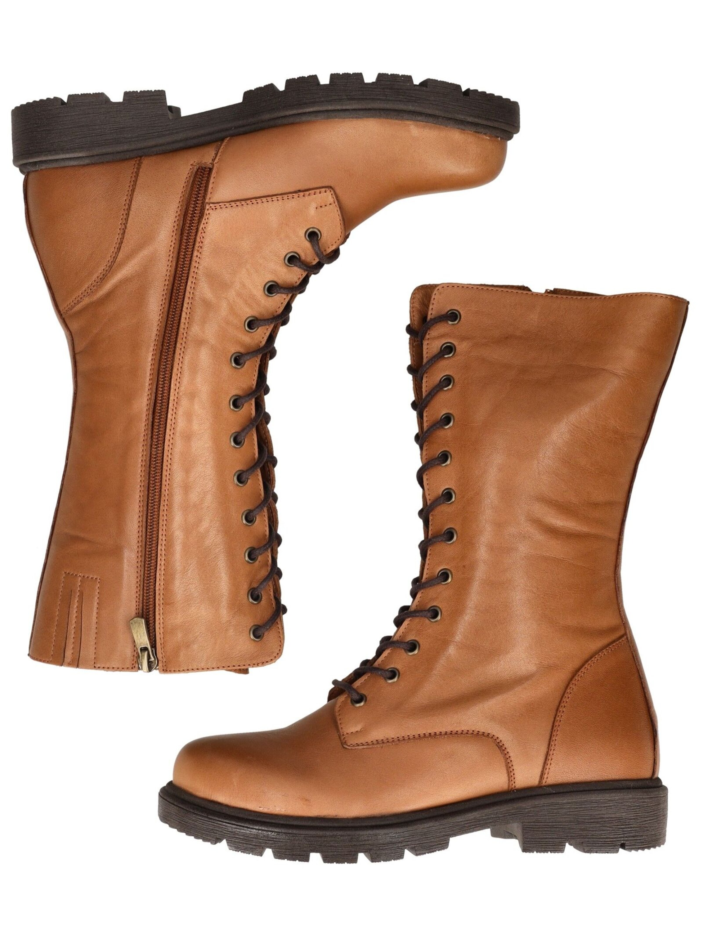 ANDREA CONTI Veterlaarsjes in Bruin