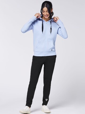 CHIEMSEE Zip-Up Hoodie in Blue