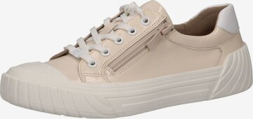 CAPRICE Sneakers laag in Beige: voorkant