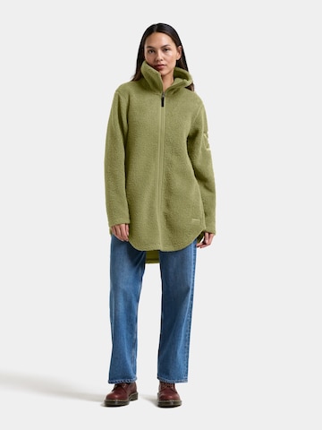 Didriksons Fleece jas in Groen