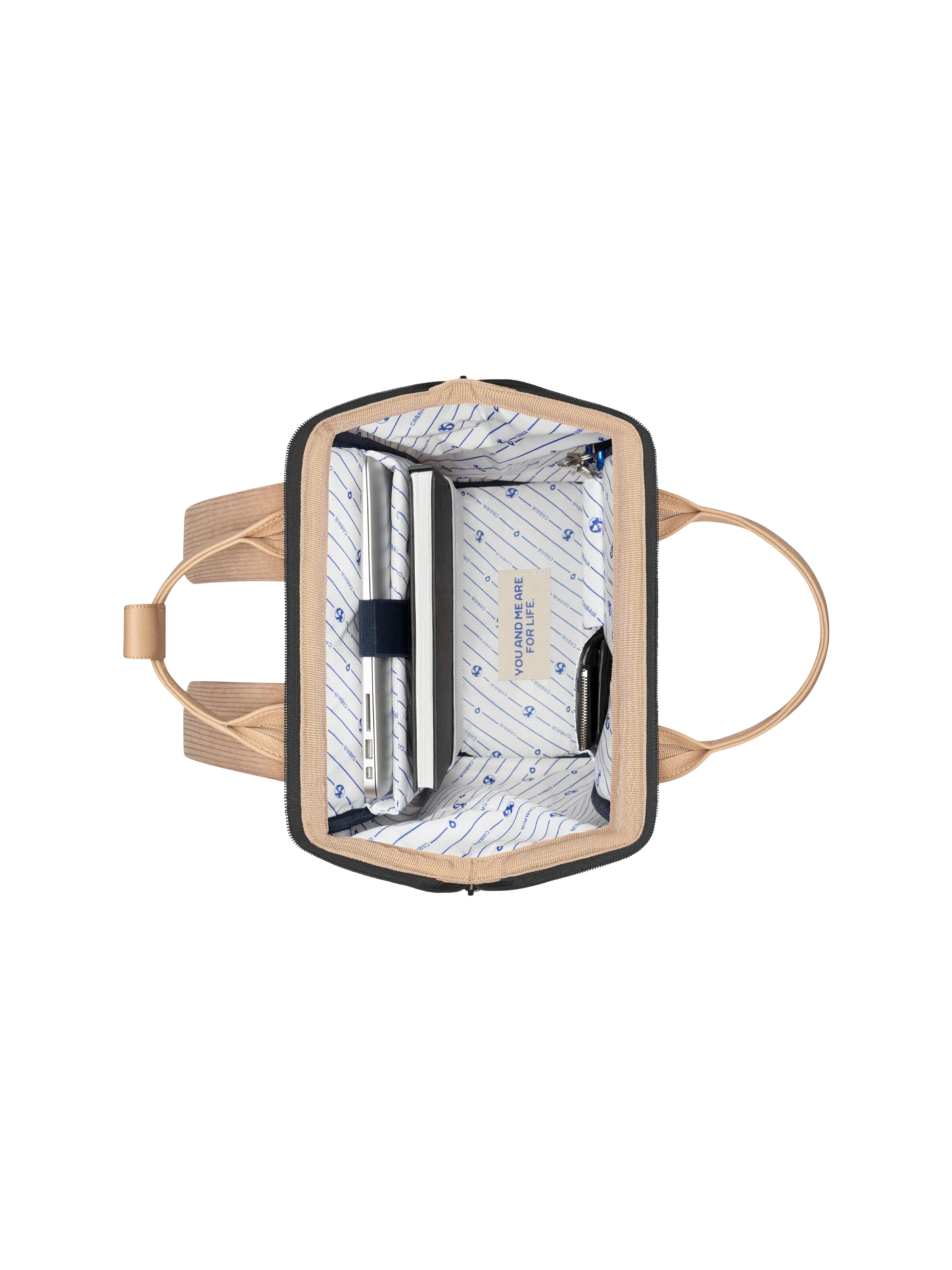 Cabaia Backpack 'Luxor M' in Beige