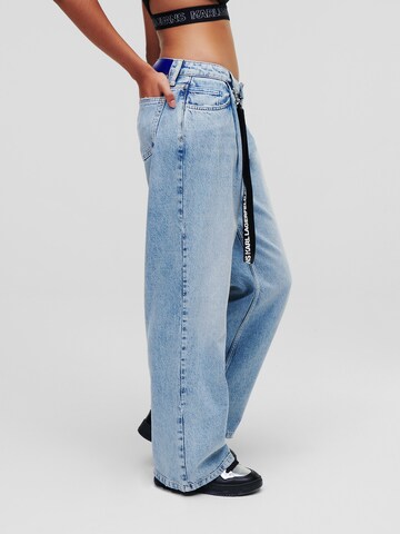 Karl Lagerfeld Lużny krój Jeansy w kolorze niebieski