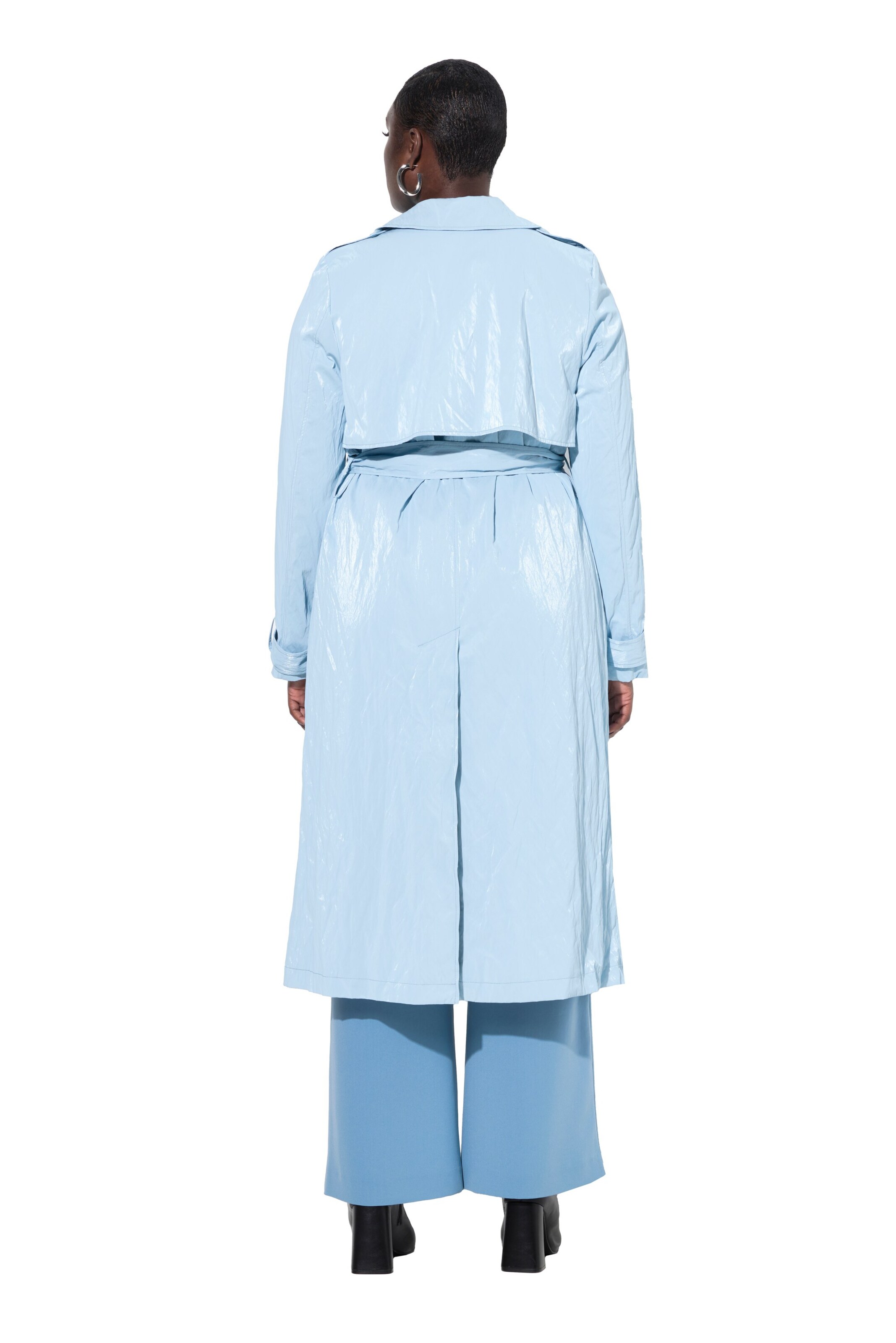 Ulla Popken Between-seasons coat in Blue