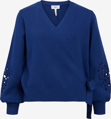 Cardigan 'Reynard' OBJECT en bleu : devant