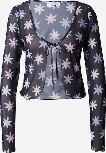 florence by mills exclusive for ABOUT YOU Blouse 'Altralism' in de kleur Lichtblauw / Pastelroze / Zwart / Wit, Productweergave