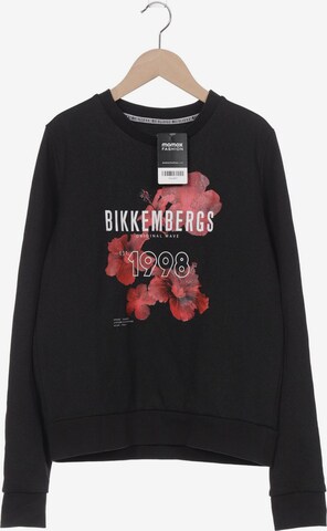 BIKKEMBERGS Sweatshirt & Zip-Up Hoodie in M in Black: front