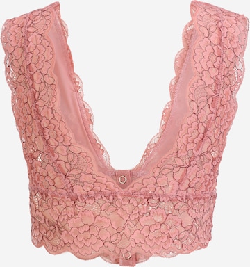 Free People Bustier Biustonosz 'HEARTBREAKER' w kolorze różowy