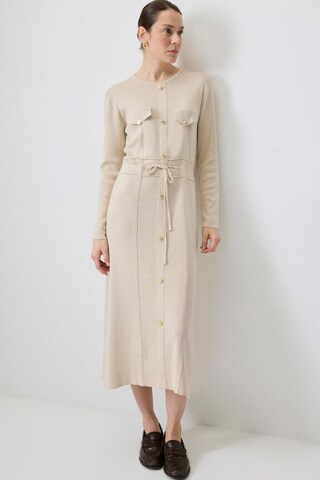 Touche Prive Knit dress in Beige