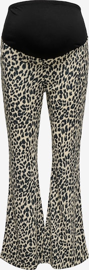 Only Maternity Housut värissä beigenharmaa / musta, Tuotenäkymä