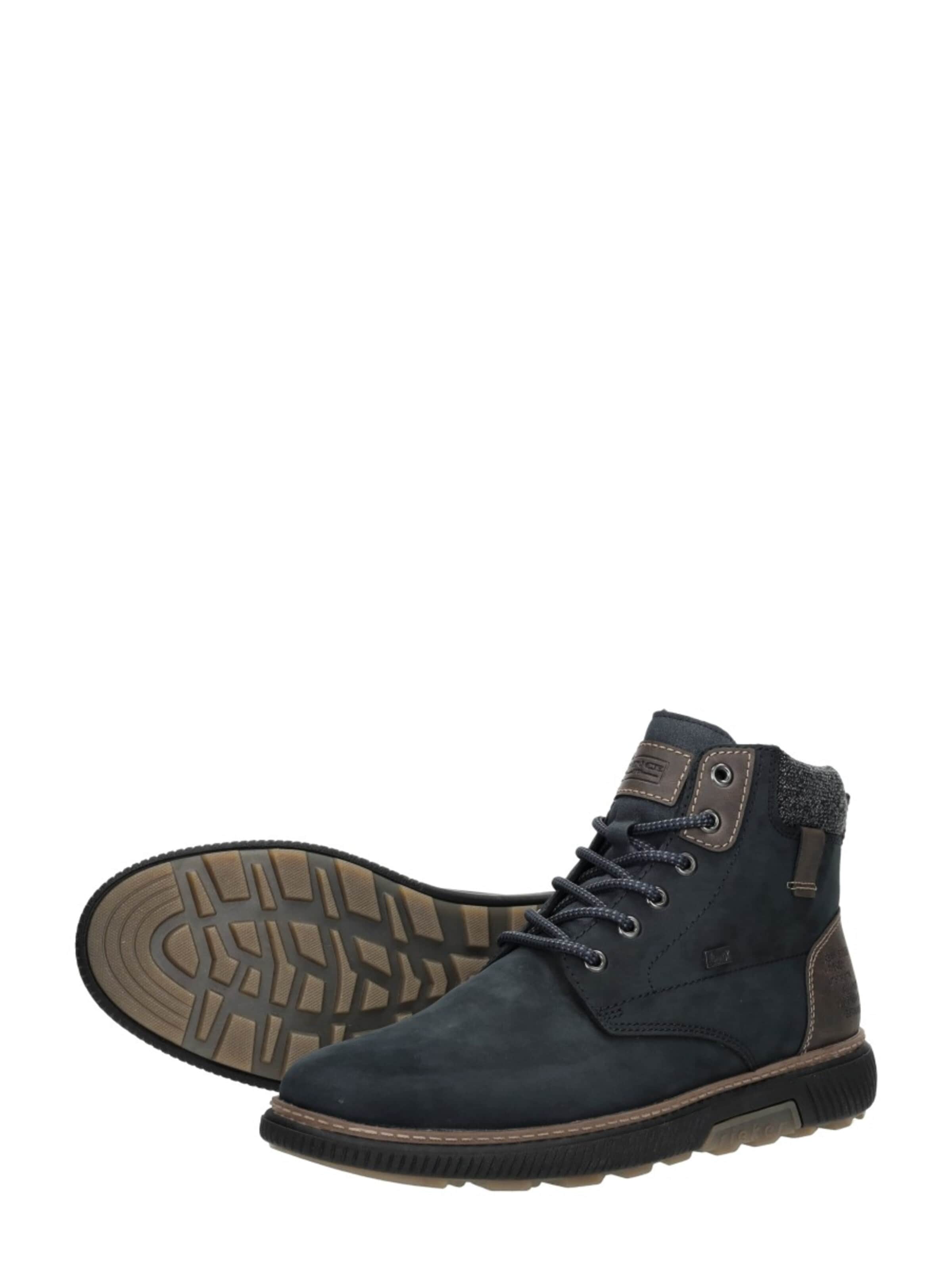 Bottes à lacets 'Veterschoenen Hoog' Rieker en bleu