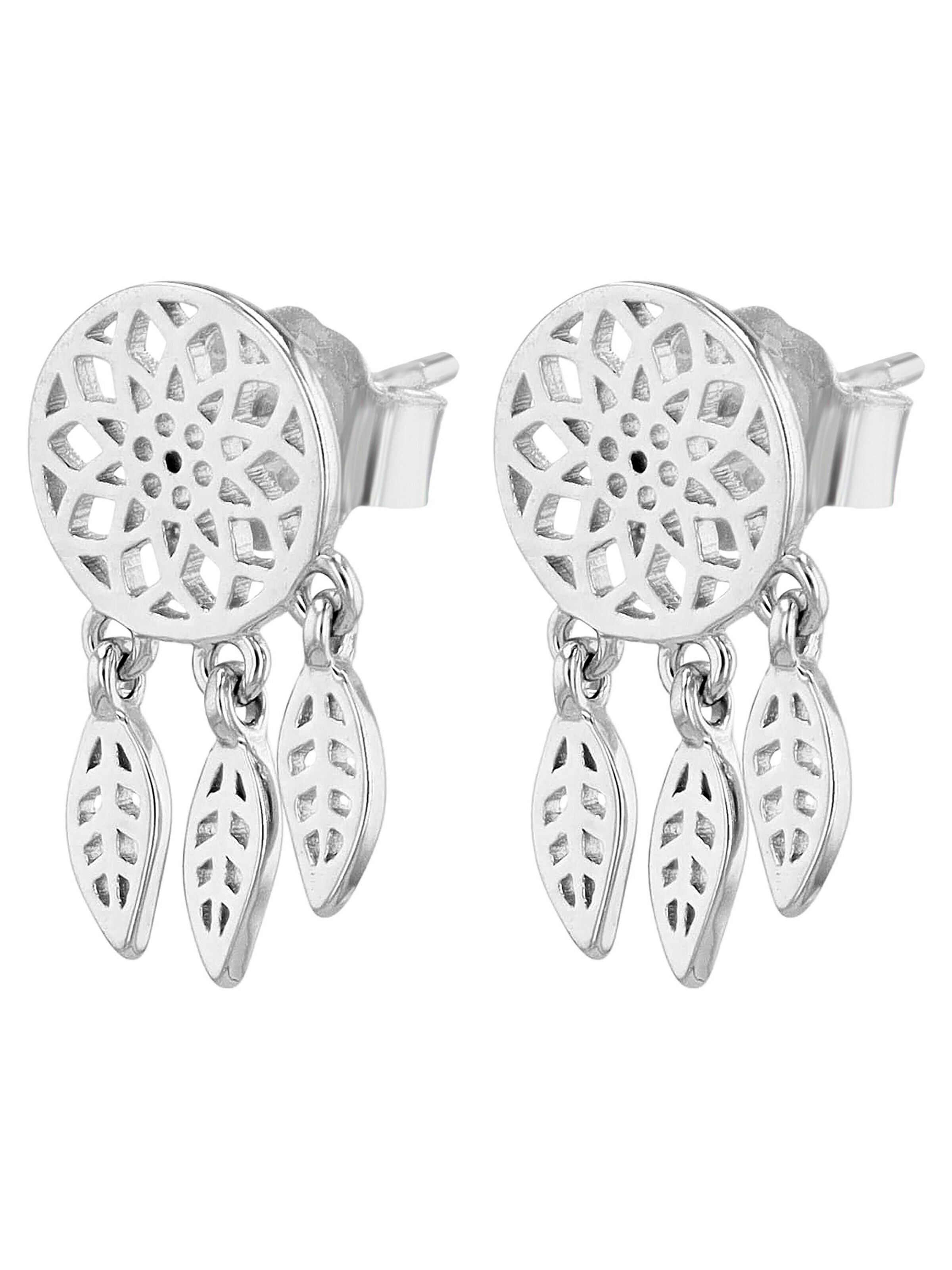 Akzent Earrings '"Weeko" aus 925 Sterlingsilber, hautverträglich' in Silver