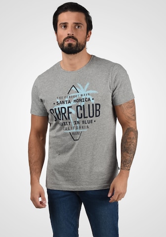 BLEND Shirt 'Califo' in Grijs: voorkant