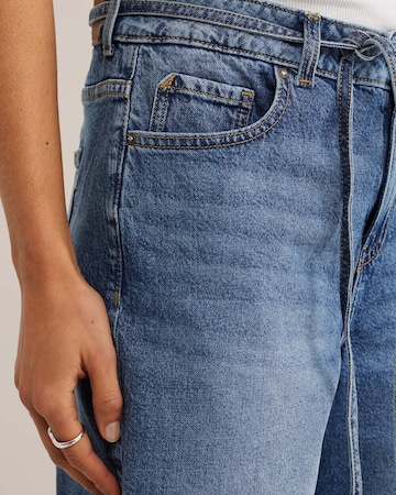 WE Fashion Широкий Джинсы в Синий