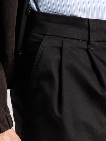 SELECTED HOMME Regular Bandplooibroek 'SLHZ190 ADAM' in Zwart