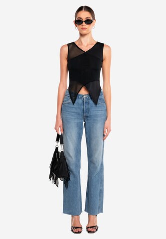 OW Collection Top 'Domino' in Schwarz