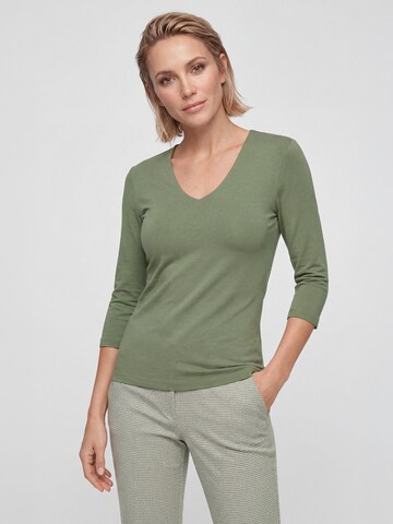 Olsen Shirt 'Edda' in Grün: Vorderseite