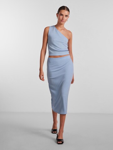 PIECES Top 'LINA' in Blue