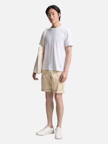 Regular Pantalon chino TOM TAILOR en beige