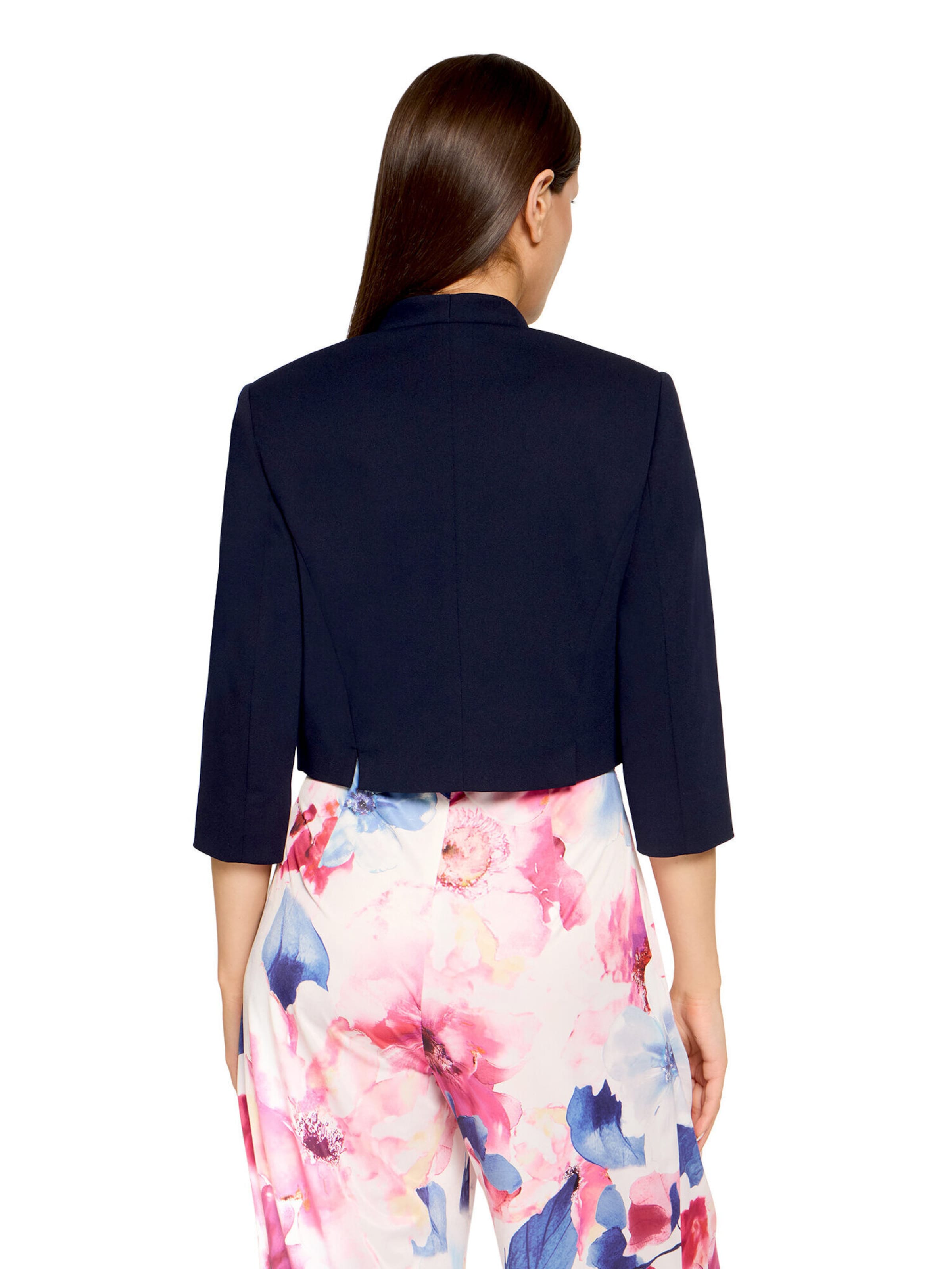 Vera Mont Blazer-Jacke ohne Verschluss in Blau