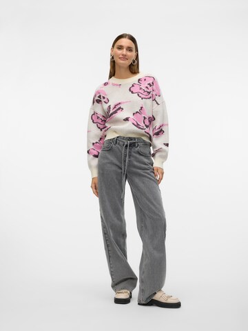 Pull-over 'VMESTRID' VERO MODA en beige