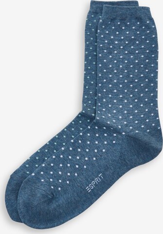 Chaussettes ESPRIT en bleu : devant