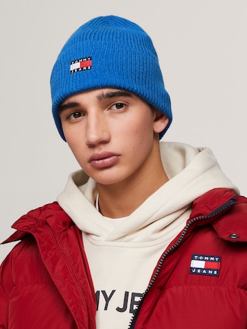 Tommy Jeans Muts 'HERITAGE' in Blauw: voorkant