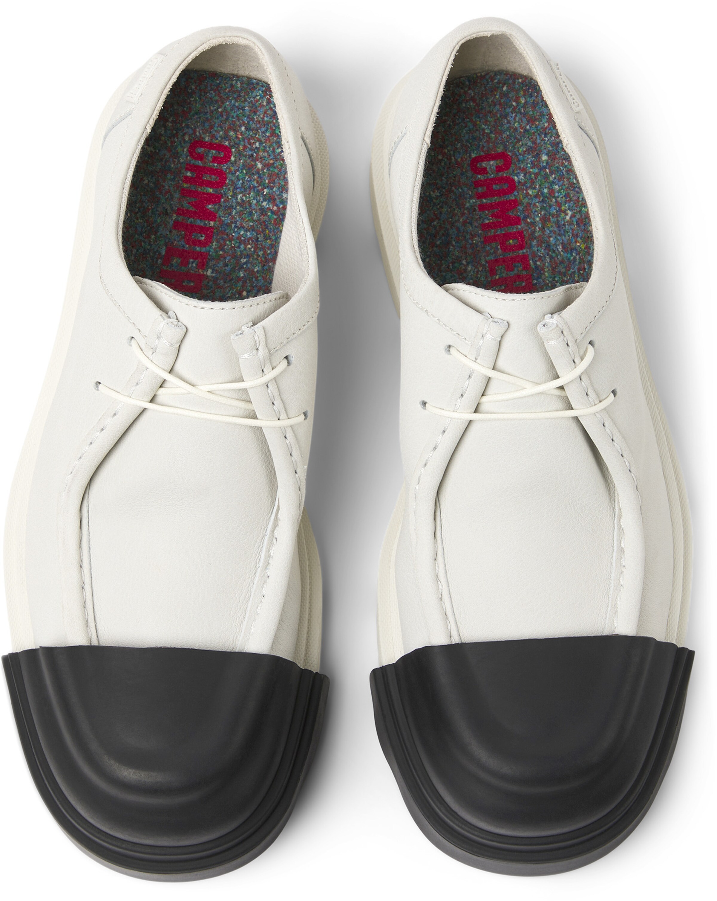 Scarpa stringata sportiva ' Junction ' di CAMPER in bianco