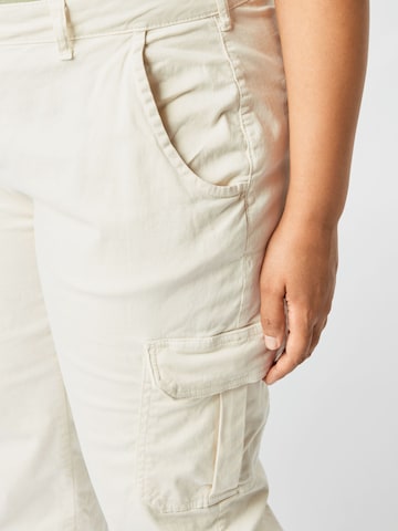 Urban Classics Tapered Cargo Pants in White