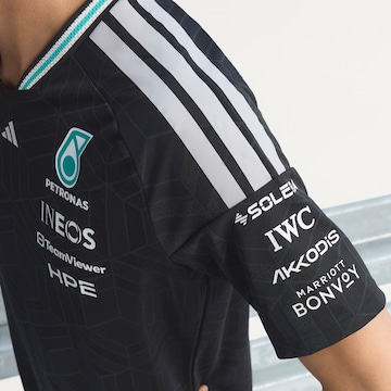 ADIDAS PERFORMANCE Funkcionalna majica 'Mercedes - Amg Petronas Formula 1 Team Driver' | črna barva