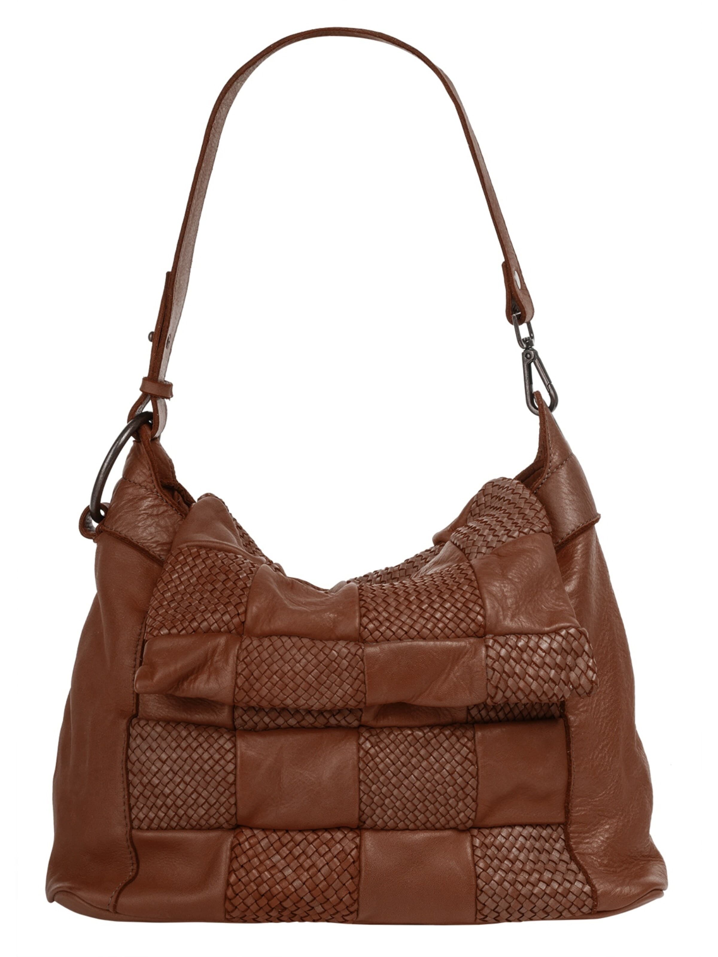 Sac bandoulière Samantha Look en marron : devant