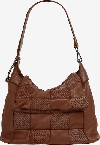 Samantha Look Shoulder Bag in Brown: front