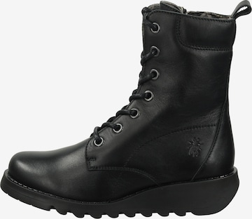 FLY LONDON Lace-Up Ankle Boots in Black