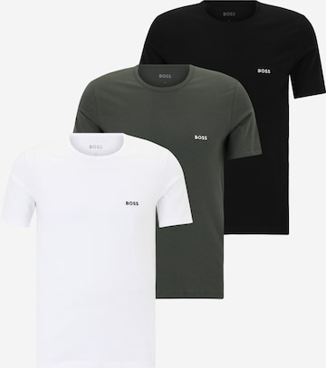 T-Shirt BOSS en gris : devant