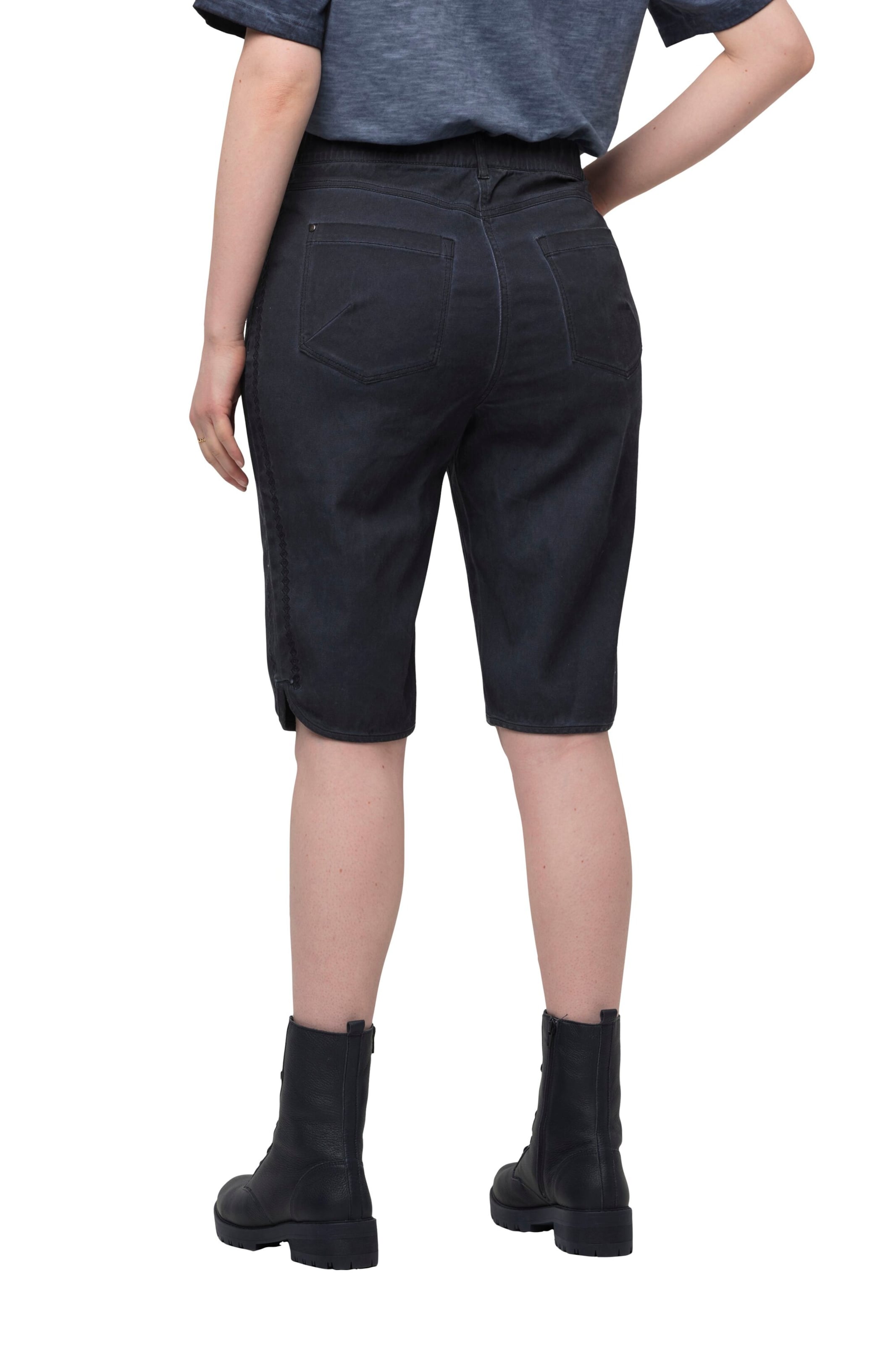 Ulla Popken Regular Broek in Blauw