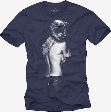 MAKAYA Shirt in Blue: front