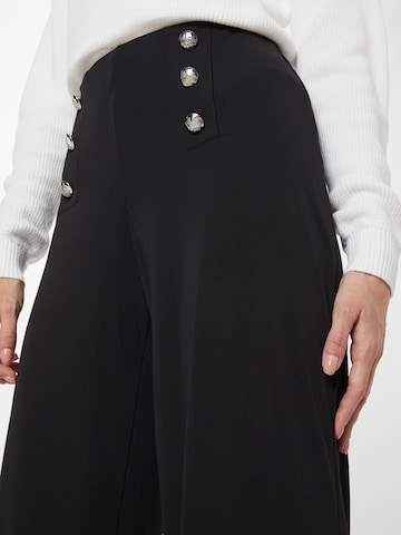 Wide leg Pantaloni 'Corydon' de la Lauren Ralph Lauren pe negru