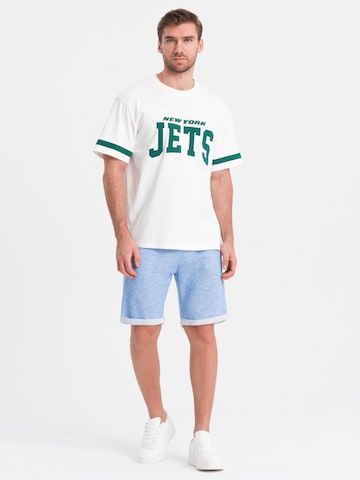 Ombre Sporthose in Blau: Vorderseite