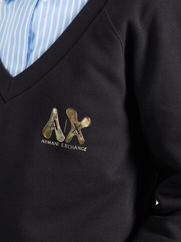 ARMANI EXCHANGE Tréning póló - fekete