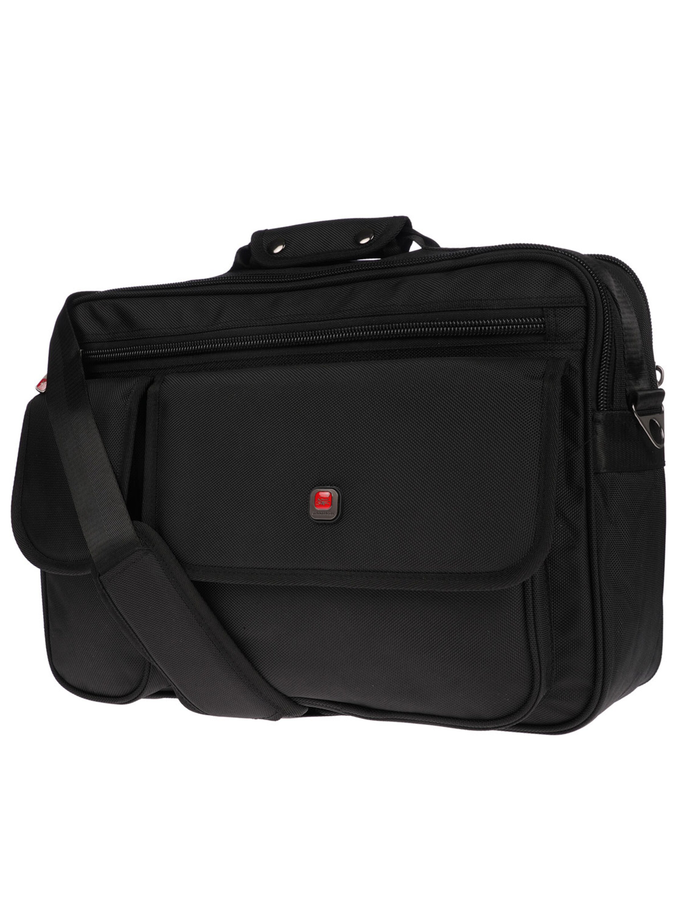 Christian Wippermann Laptoptasche‌‌‌‌‌‌‌‌‌ in Schwarz: Vorderseite