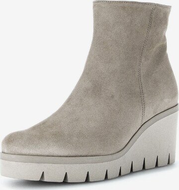 GABOR Ankle Boots in Grey: front