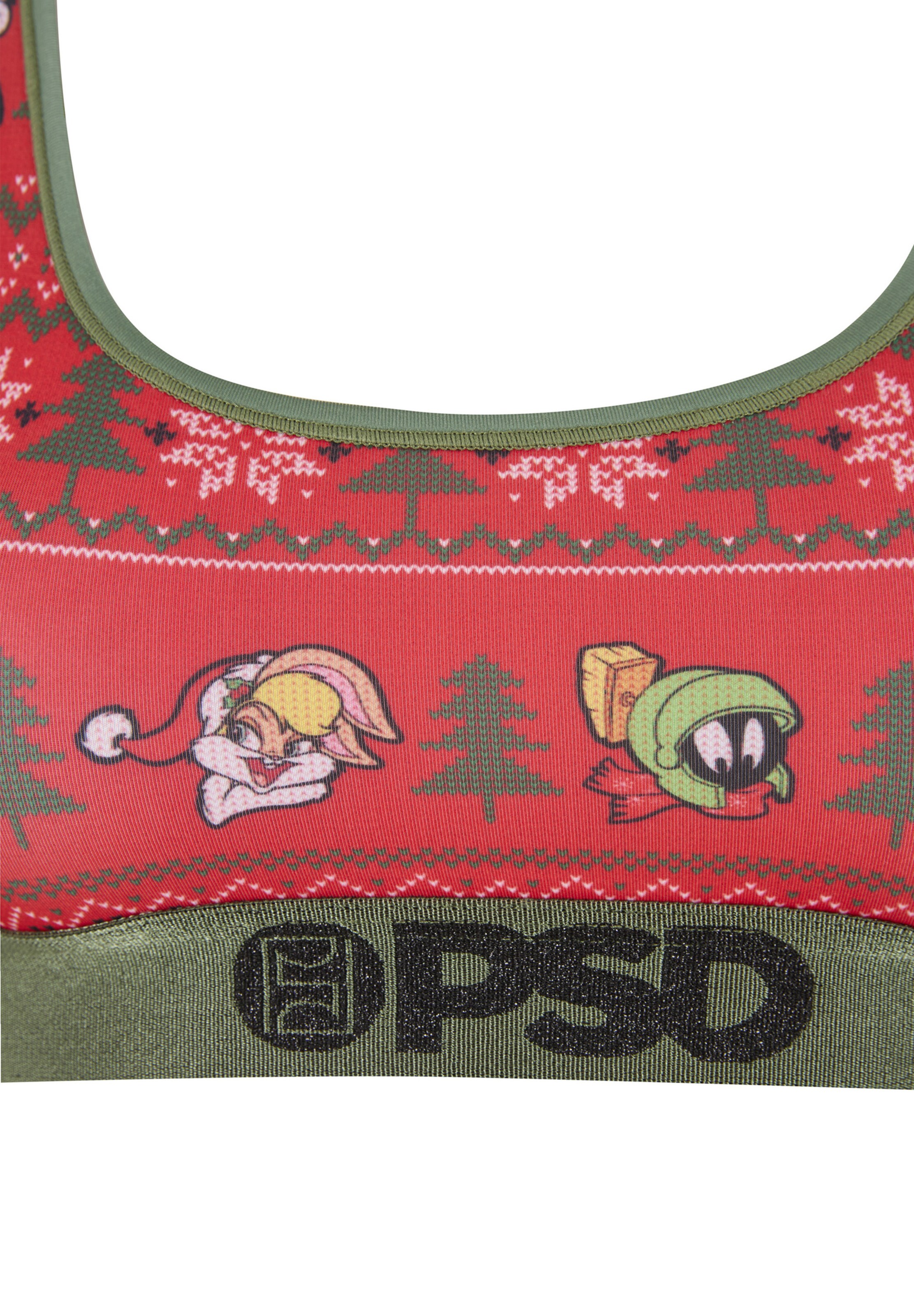 PSD Bralette Bra 'Jolly' in Red
