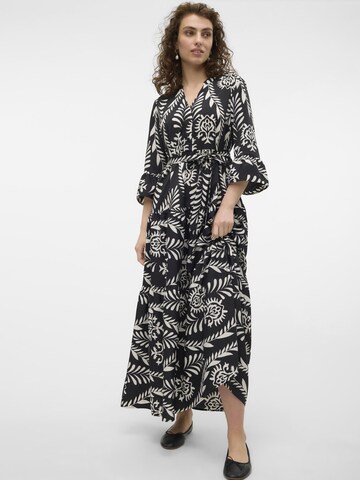 Robe-chemise 'Zera' VERO MODA en noir : devant