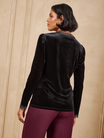 T-shirt love & roses en noir