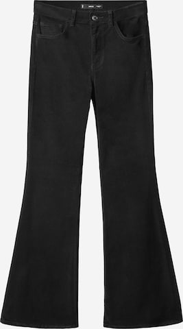 MANGOFlared/zvonoliki kroj Traperice 'VIOLETAV' - crna boja: prednji dio